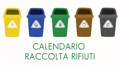 Servizio di raccolta differenziata e trasporto dei rifiuti urbani - Calendario Gennaio e Febbraio 2026